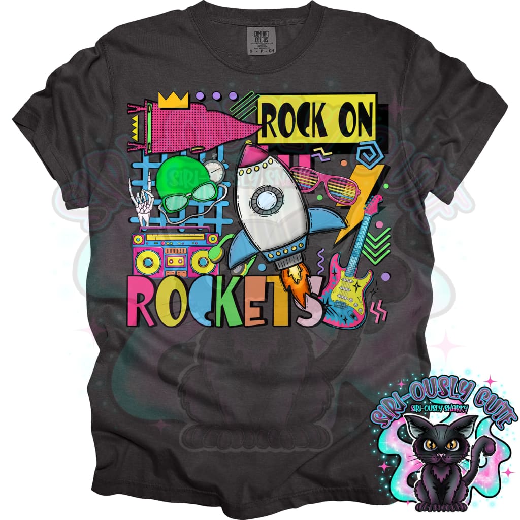90S Rock On Rockets Swim Mascot