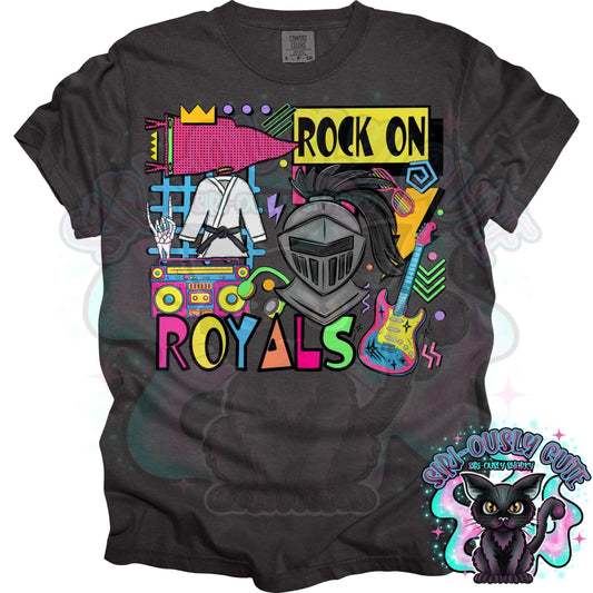 90S Rock On Royals 2 Karate Mascot