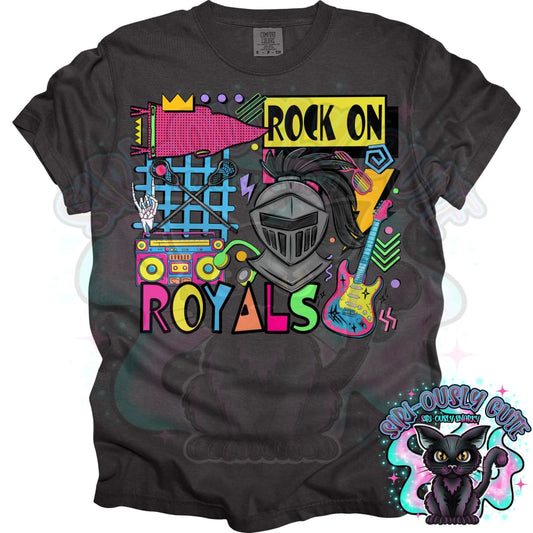 90S Rock On Royals 2 Lacrosse Mascot