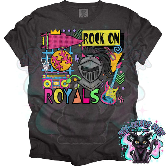 90S Rock On Royals 2 Softball Mascot