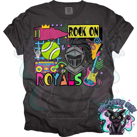 90S Rock On Royals 2 Tennis Mascot