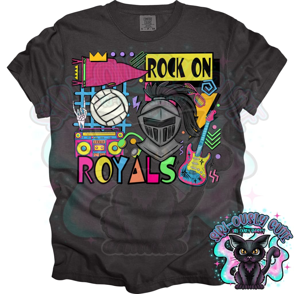 90S Rock On Royals 2 Volleyball Mascot