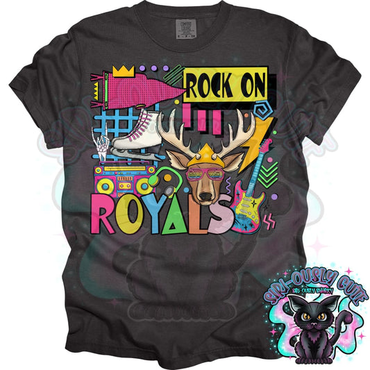 90S Rock On Royals (Buck) Ice Skate Mascot