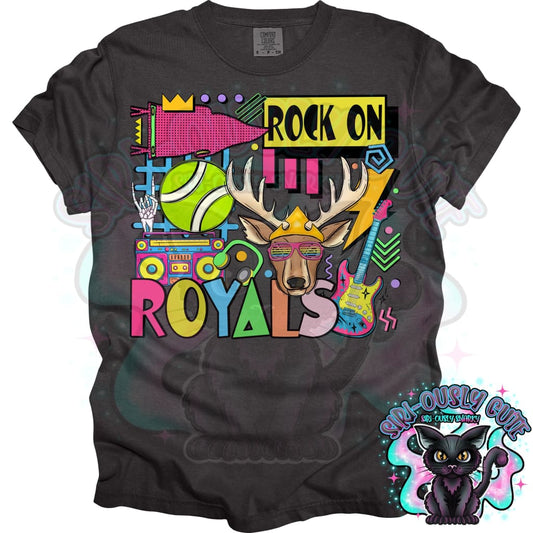 90S Rock On Royals (Buck) Tennis Mascot