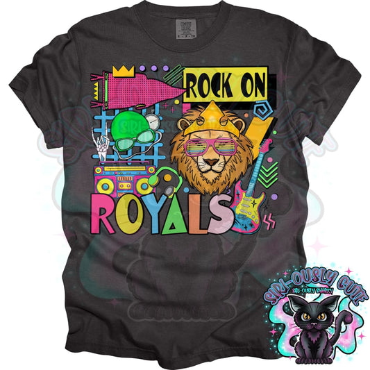 90S Rock On Royals Swim Mascot