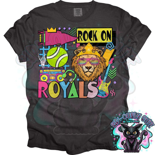 90S Rock On Royals Tennis Mascot