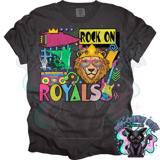 90S Rock On Royals Wrestling Mascot