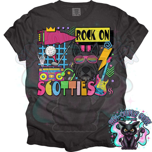 90S Rock On Scotties Golf Mascot