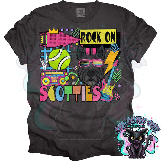 90S Rock On Scotties Tennis Mascot