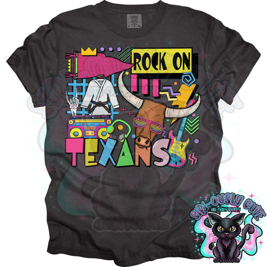 90S Rock On Texans Karate Mascot