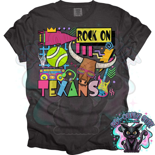 90S Rock On Texans Tennis Mascot