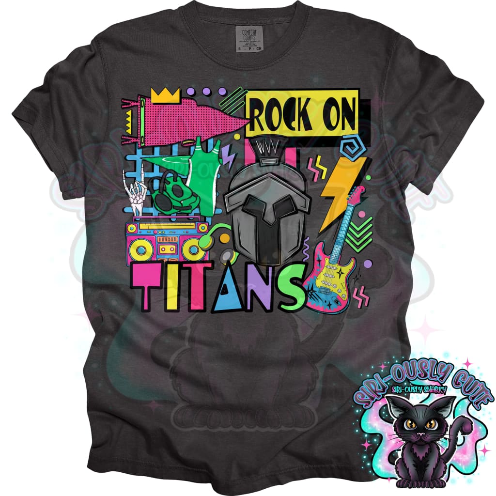 90S Rock On Titans Wrestling Mascot