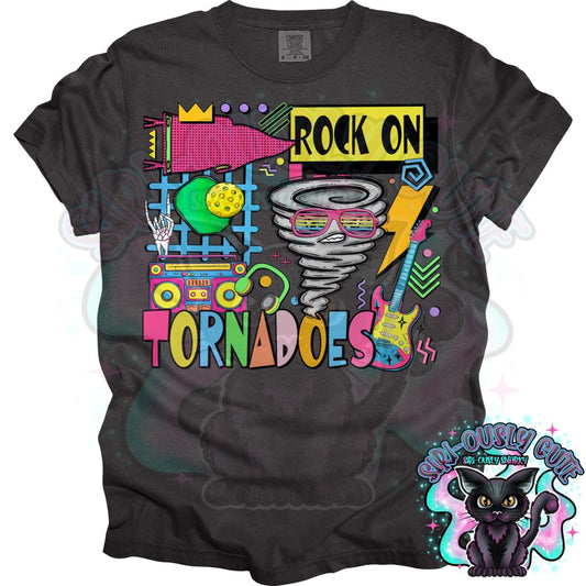 90S Rock On Tornadoes Pickleball Mascot
