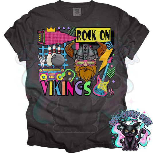 90S Rock On Vikings Bowling Mascot
