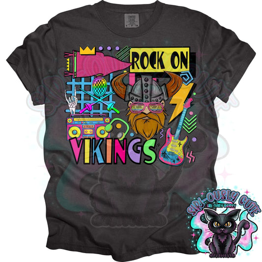 90S Rock On Vikings Fencing Mascot