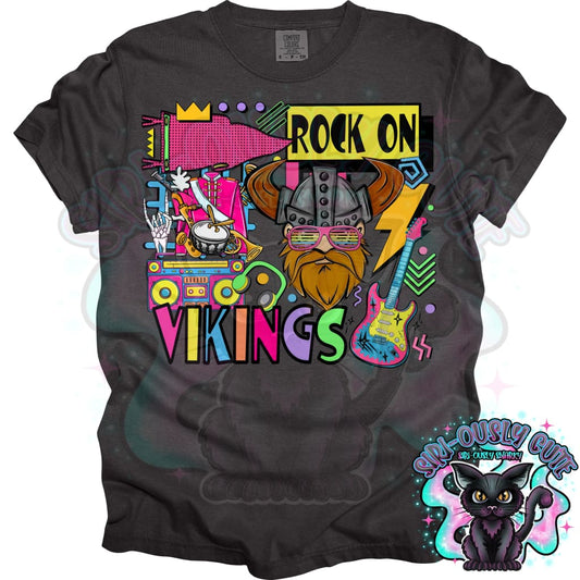 90S Rock On Vikings Marching Band Mascot