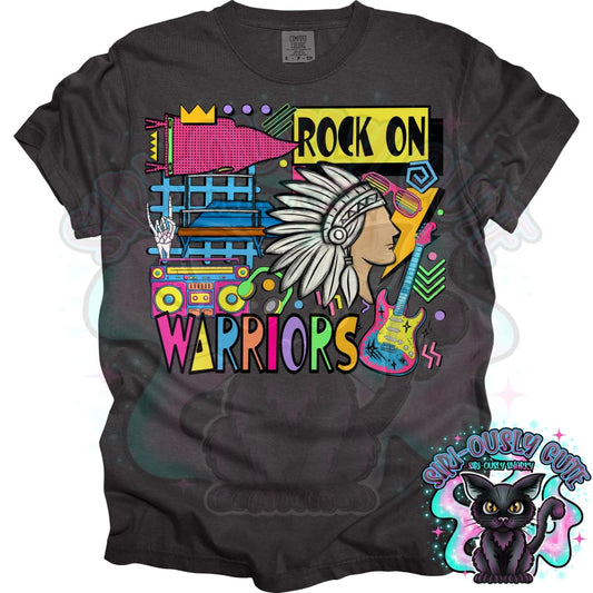 90S Rock On Warriors Gymnastics Mascot