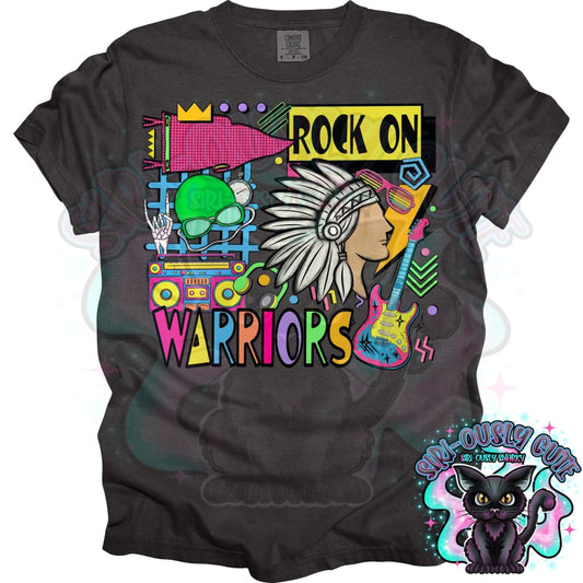 90S Rock On Warriors Swim Mascot