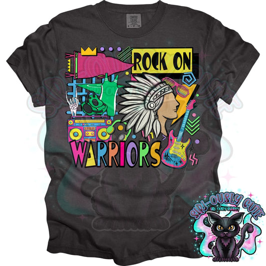 90S Rock On Warriors Wrestling Mascot