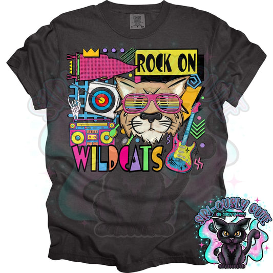 90S Rock On Wildcats Archery Mascot
