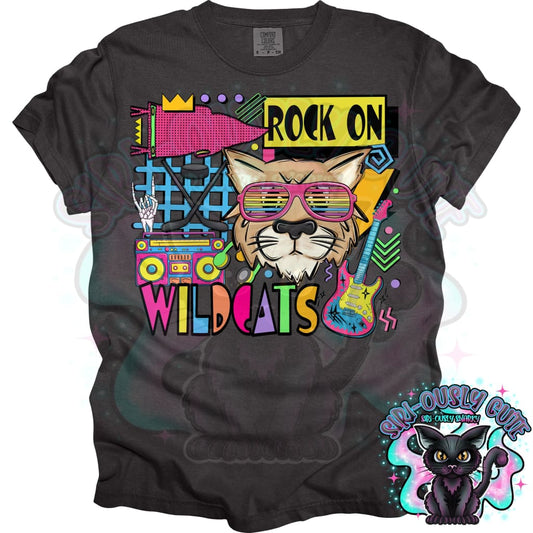 90S Rock On Wildcats Hockey Mascot