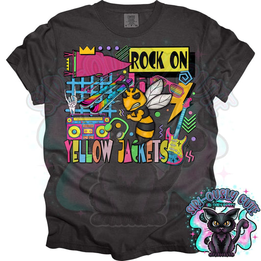 90S Rock On Yellow Jackets Skiing Clothing