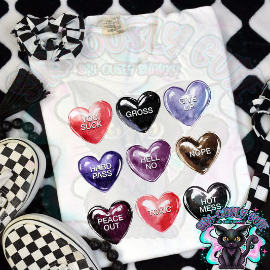 Anti Valentine Hearts