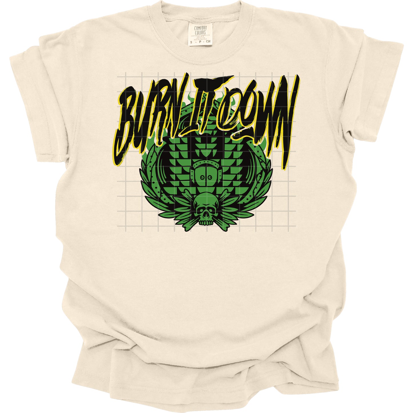 Burn It Down Green
