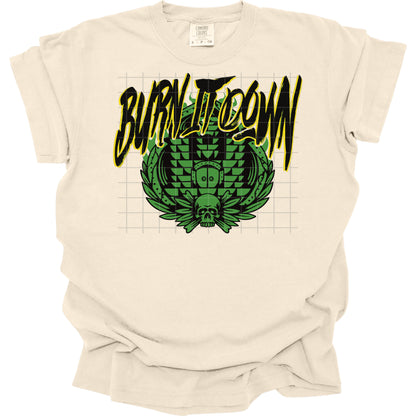 Burn It Down Green