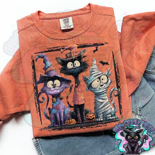 Cats Trick or Treat