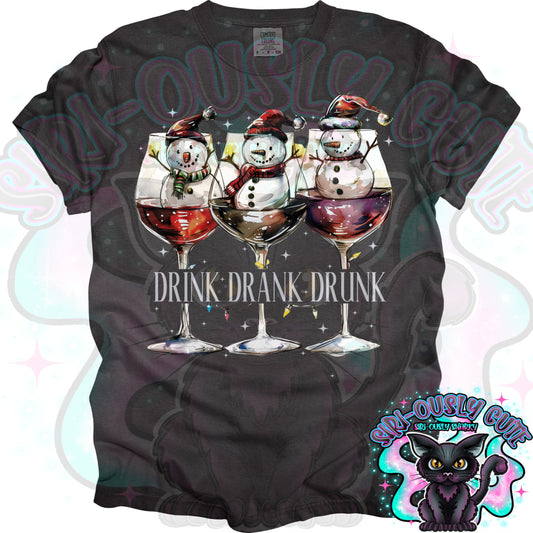 Drink Drank Drunk Wine Snowmen