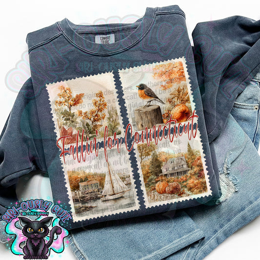 Fallin for Connecticut Stamp