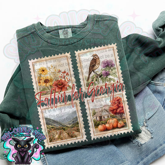 Fallin for Georgia Stamp