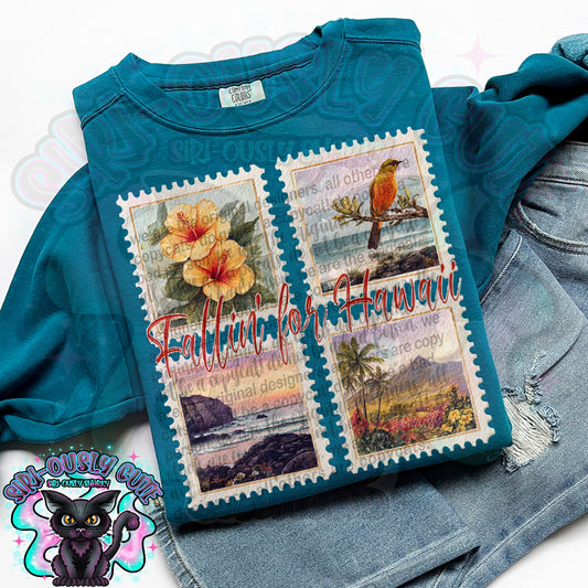Fallin for Hawaii Stamp