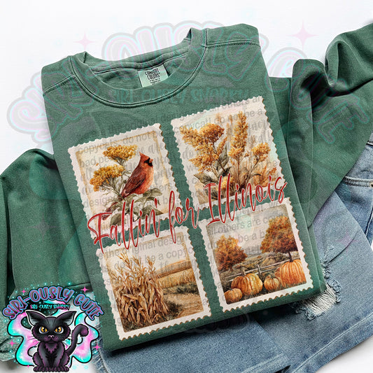 Fallin for Illinois Stamp