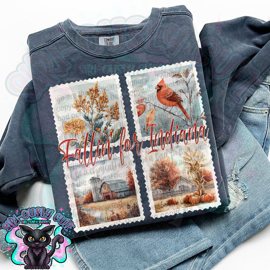 Fallin for Indiana Stamp