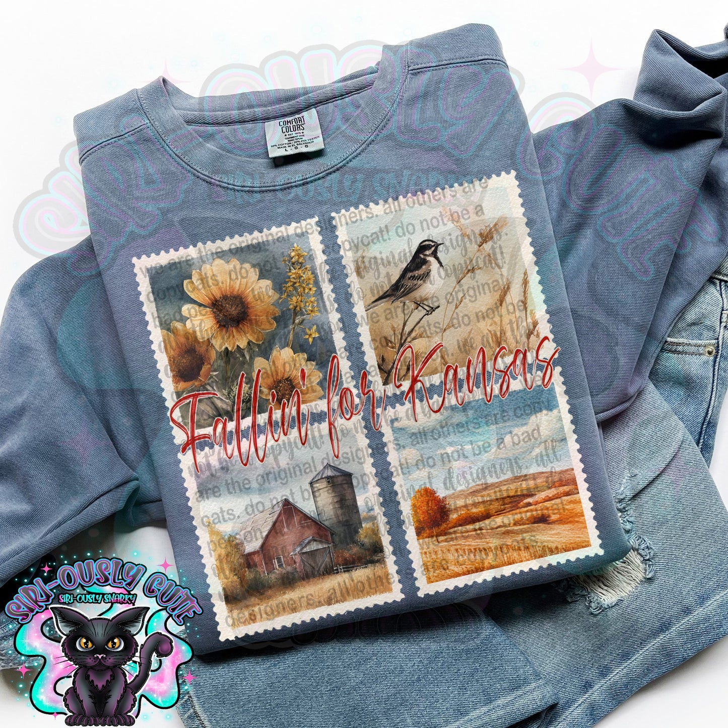 Fallin for Kansas Stamp