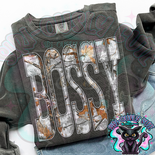 Gray Camo Bossy