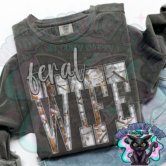 Gray Camo Feral Wife