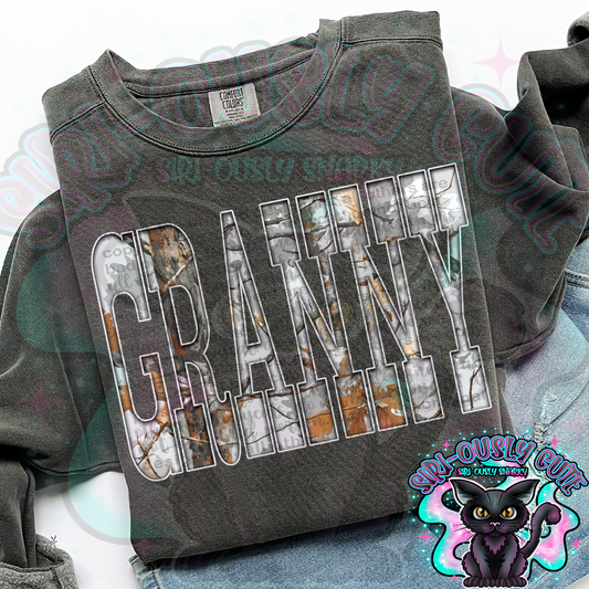Gray Camo Granny
