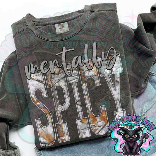 Gray Camo Mentally Spicy