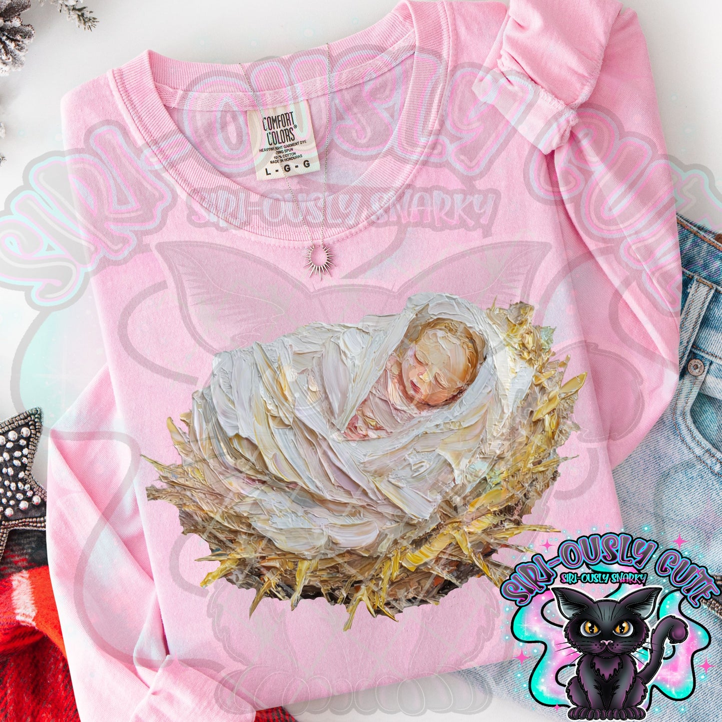 Hand Painted Baby Jesus