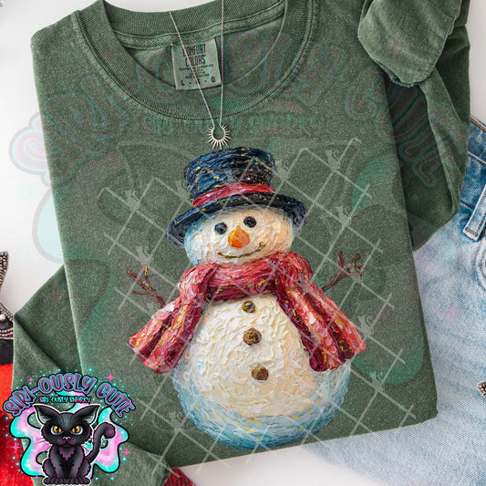 Hand Painted Full Snowman