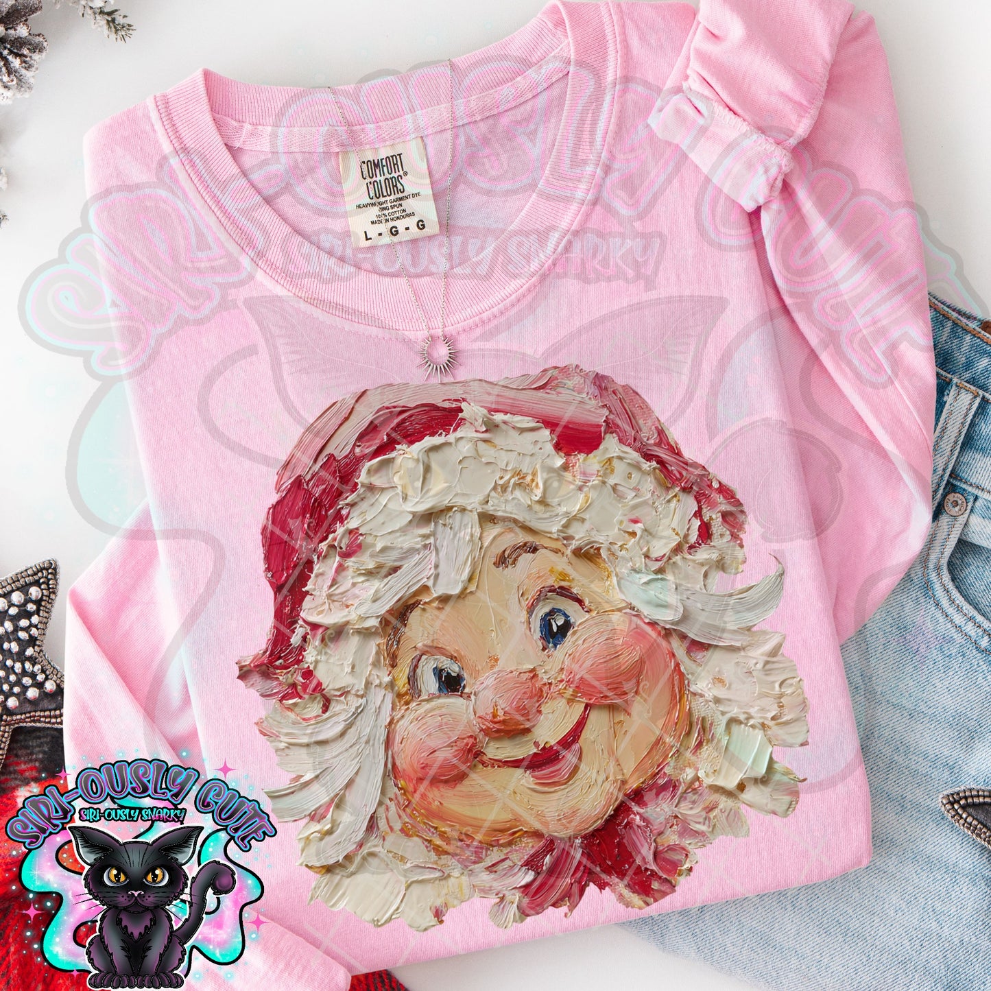 Hand Painted Mrs Claus