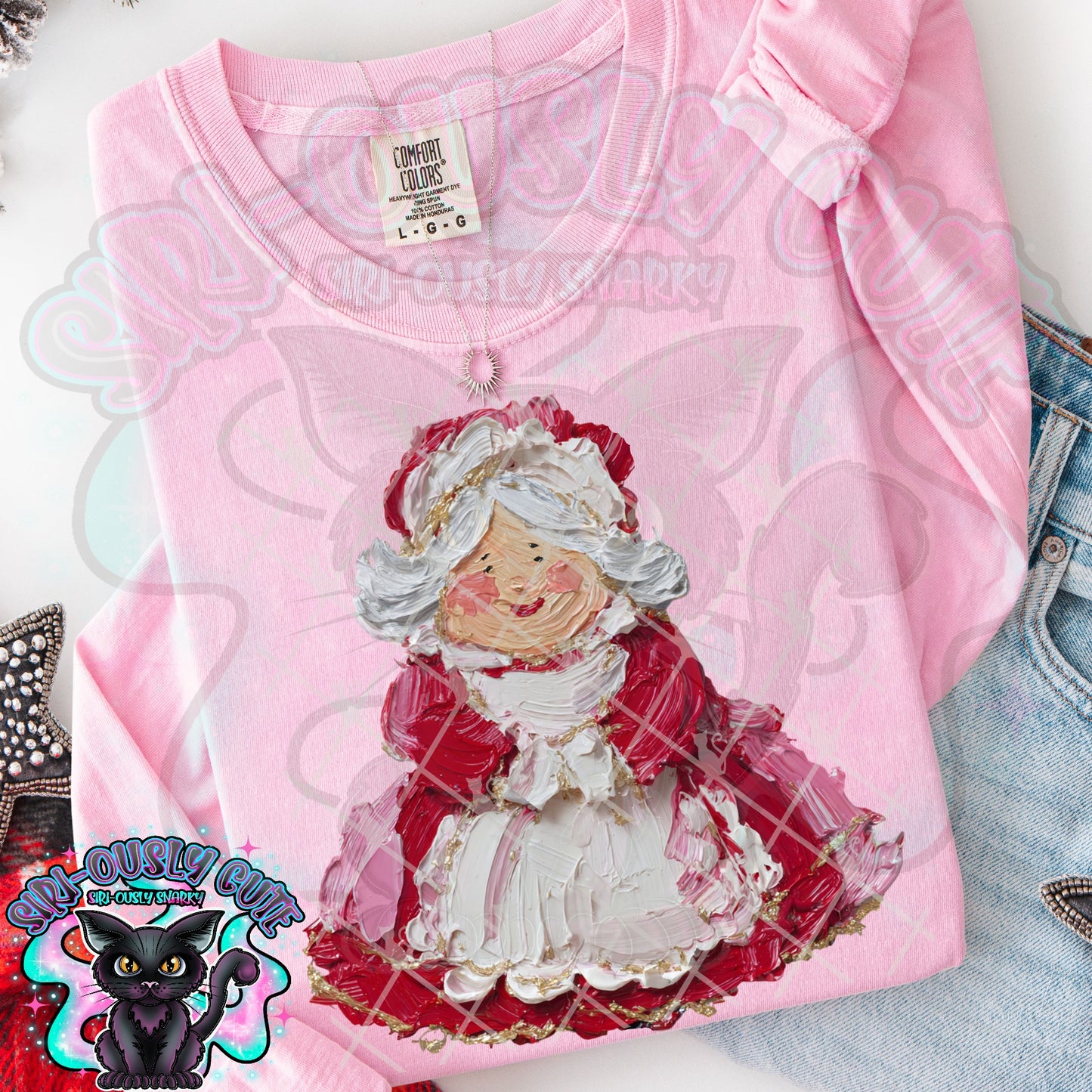 Hand Painted Sweet Mrs Claus