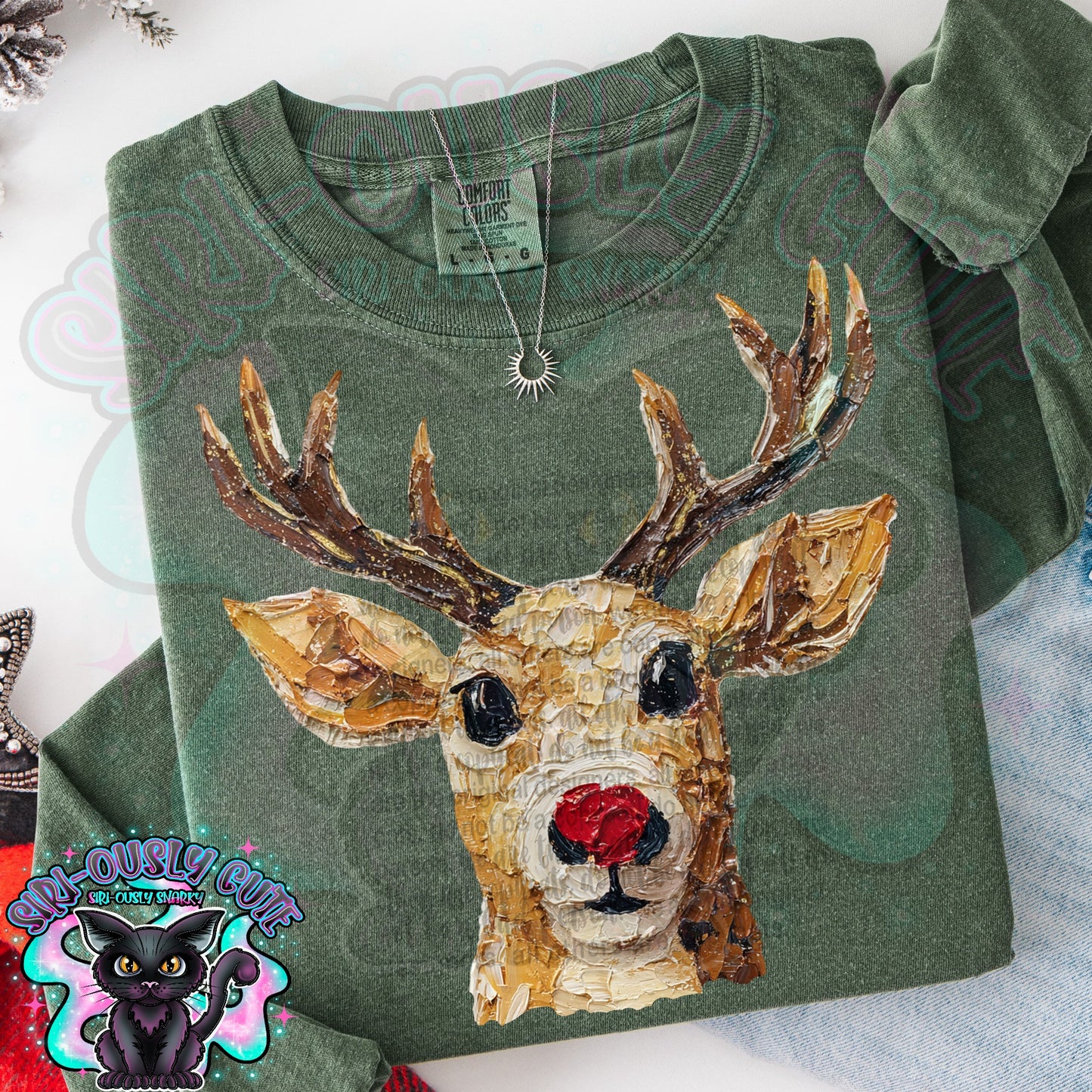 Hand painted Reindeer