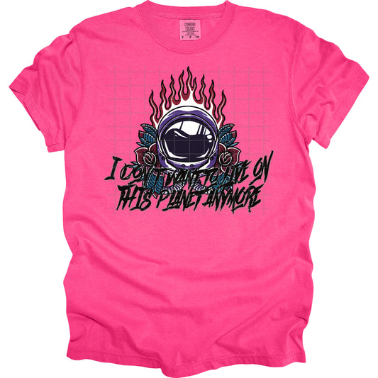 I Dont Want To Love On This Planet Anymore Purple