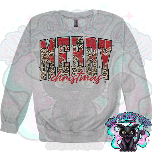 Merry Christmas Red Leopard