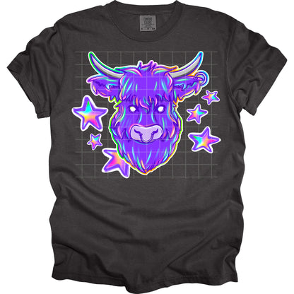 Punk Animals Holographic Cow