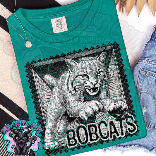 Stamp Mascots Bobcats